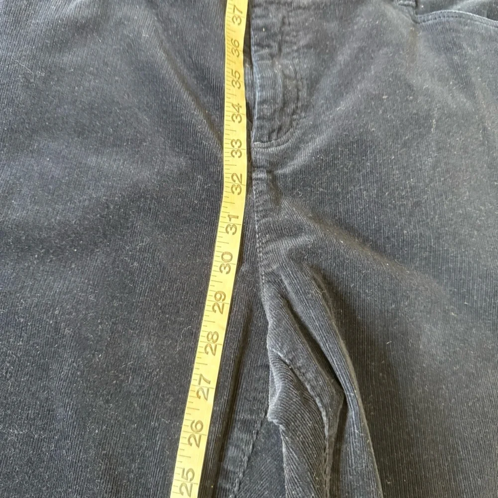 Talbots high waste straight leg Corduroy Pants Navy Blue Sz 20W